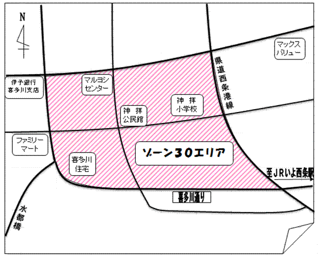 神拝地区概観図